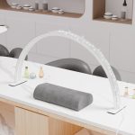 Professional LED Nail Lamp with Diamonds - U-Shape Arch Desktop Beauty Light for Eyelash Extensions Manicure Pedicure Salon