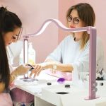 Foldable Nail Lamp LED Desktop Manicure Light U-Shape Cold Light Beauty Nail Art Table Lamp - 图片 4