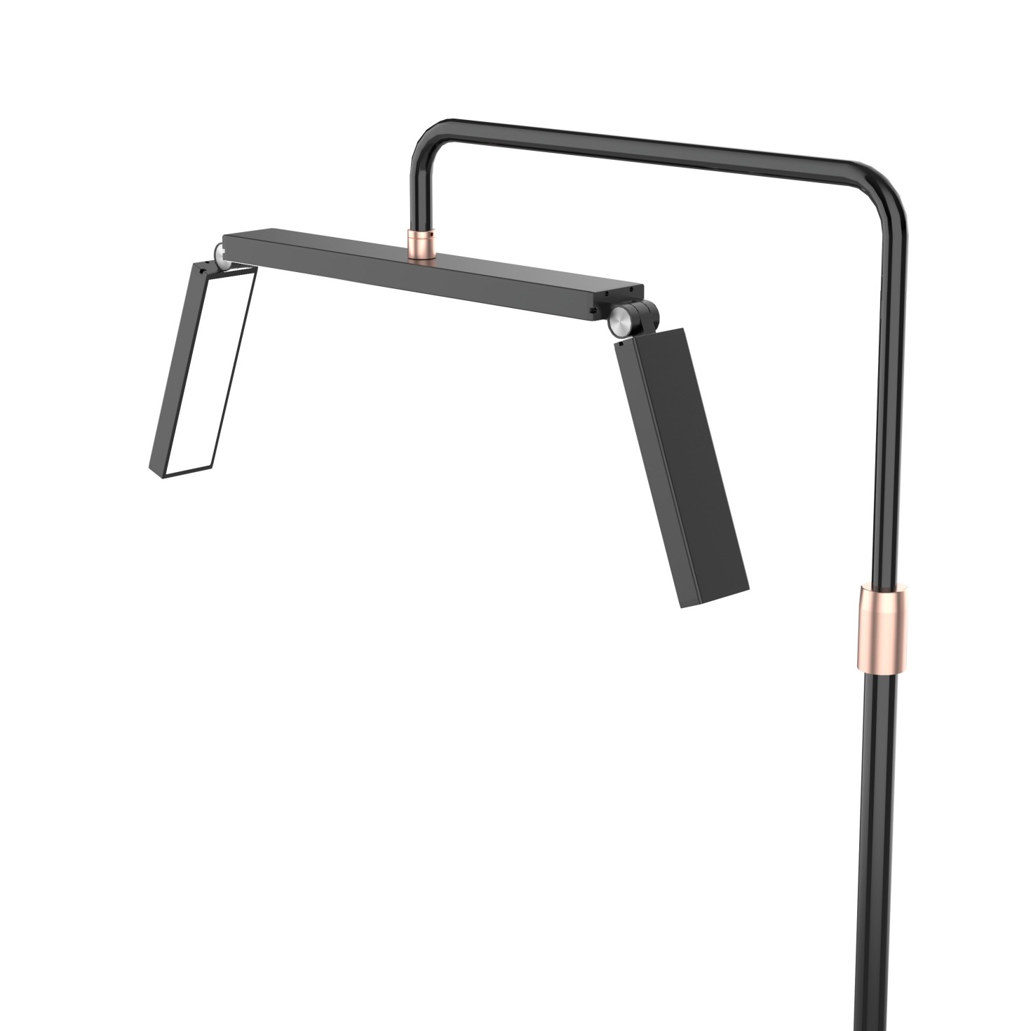 -1 36 Inch Professional LED Beauty Lamp Floor Stand with Remote Control - Adjustable Height Salon Light for Eyelash Extensions Nail Art Tattoo - 308 LED Beads 40W Dimmable Facial Lighting - 图片 4