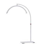 27" LED Moon Light Beauty Lamp - 360° Rotation - Adjustable Height Floor Stand - Phone Holder Included - Stepless Dimming - Dual Color Temperature - Professional Salon Spa Equipment