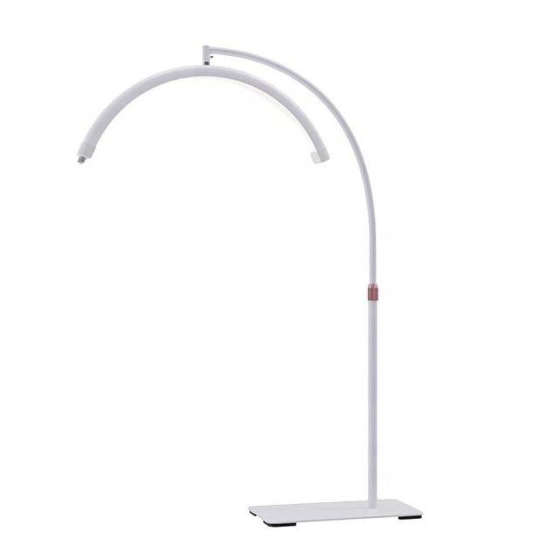 27inch-led-moon-light-white-3-1100x1100 27" LED Moon Light Beauty Lamp - 360° Rotation - Adjustable Height Floor Stand - Phone Holder Included - Stepless Dimming - Dual Color Temperature - Professional Salon Spa Equipment - Image 1