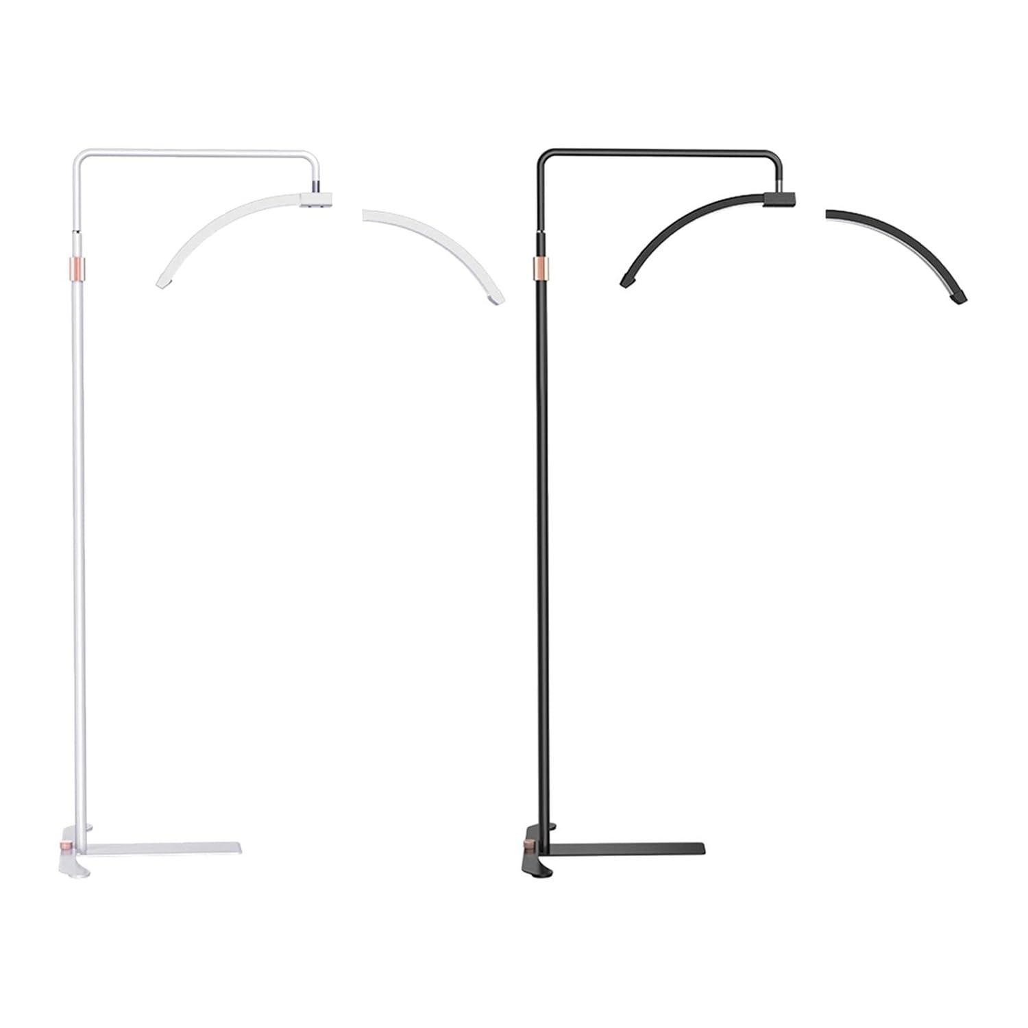 41HvqNaAfKL._SL1500_ Arc LED Beauty Lamp Floor Stand with Remote Control Dimming - 3 Color Temperature Modes 3000K-6000K - Adjustable Height 140-180cm for Spa Facial Massage Eyelash Extensions Salon - 图片 1