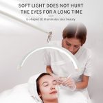 Foldable U-Shape LED Nail Technician Lamp 40W Adjustable Brightness 3200K-6500K Color Temperature Clamp Desk Light for Beauty Salon Spa Treatment - 图片 6