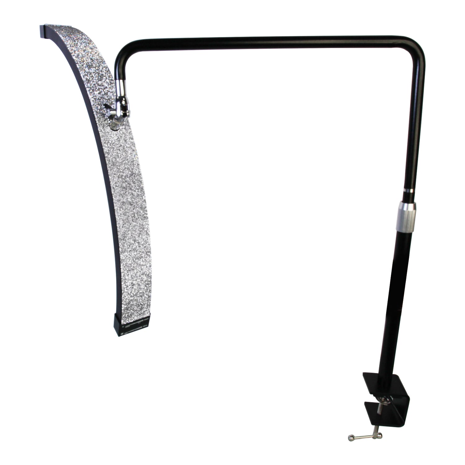 black_dia_nail_lamp Professional LED Beauty Lamp with Clamp | Adjustable Gooseneck Nail Lamp for Manicure Salon | Diamond Eyelash Extension Light | Desktop Makeup Lighting - 图片 1
