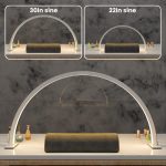 Professional Diamond U-Shape LED Beauty Lamp with Adjustable Brightness for Nail Salon Eyelash Extensions Microblading Desktop Lighting - 图片 2