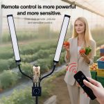 Professional LED Floor Lamp with Remote Control & Digital Display | 252 LED Beads Dual Head Adjustable Grow Light for Indoor Plants & Photography - 图片 4