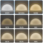 Professional Diamond U-Shape LED Beauty Lamp with Adjustable Brightness for Nail Salon Eyelash Extensions Microblading Desktop Lighting - 图片 3