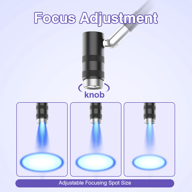 主图-04 Professional UV LED Floor Lamp for Eyelash Extensions | Adjustable Gooseneck Beauty Curing Light with Touch Dimming | Nail Gel Glue Dryer Lamp for Salon & Home Use - 图片 5