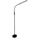 Full Spectrum Floor Lamp with Touch Control | Tri-Color Temperature 3000K-6000K Eye Care Reading Light | CRI 97 Adjustable Brightness Desk Lamp for Study & Office