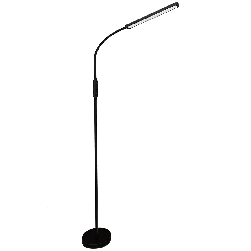 主图-05 Full Spectrum Floor Lamp with Touch Control | Tri-Color Temperature 3000K-6000K Eye Care Reading Light | CRI 97 Adjustable Brightness Desk Lamp for Study & Office - 图片 1