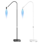 Professional UV LED Floor Lamp for Eyelash Extensions | Adjustable Gooseneck Beauty Curing Light with Touch Dimming | Nail Gel Glue Dryer Lamp for Salon & Home Use - 图片 3