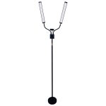 Professional LED Floor Lamp with Remote Control & Digital Display | 252 LED Beads Dual Head Adjustable Grow Light for Indoor Plants & Photography