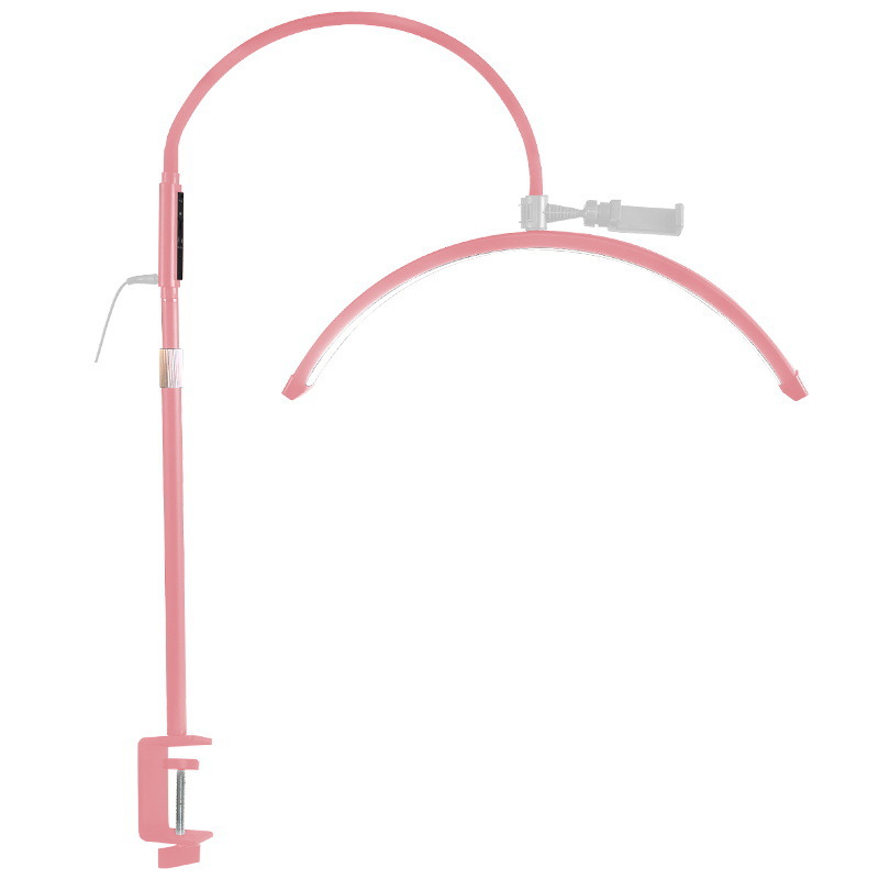 主图_07 Professional Nail Art LED Lamp with Clamp - 360° Adjustable Gooseneck Beauty Light for Manicure Eyelash Extension Salon Desk Table Lamp - 图片 5